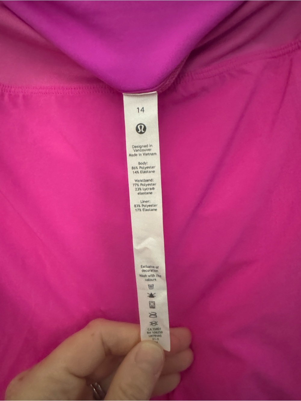 EUC Lululemon Essential Running High-Rise Short 4" Pow Pink - Picture 8 of 10